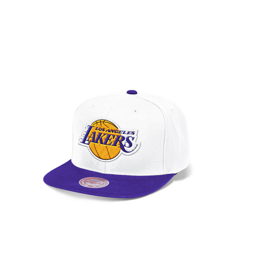 Mitchell & Ness NBA Fresh Crown Snapback Lakers White/Purple