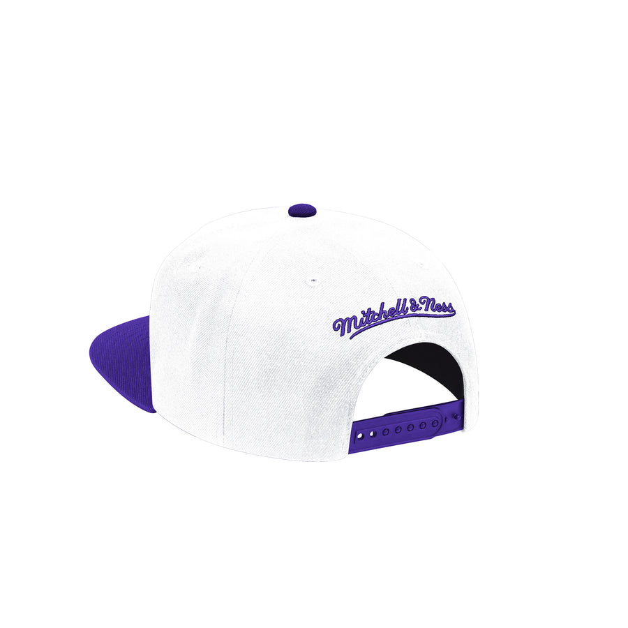 Mitchell & Ness NBA Fresh Crown Snapback Lakers White/Purple