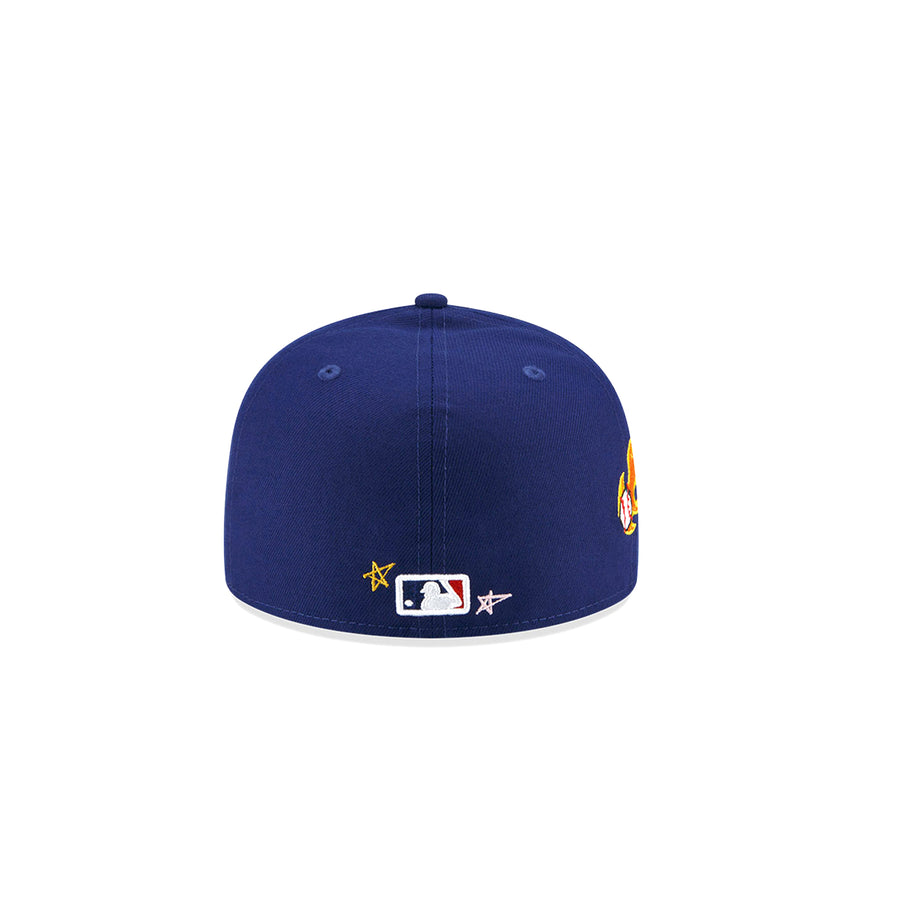 New Era Los Angeles Dodgers MLB Scribble 59FIFTY Fitted Blue