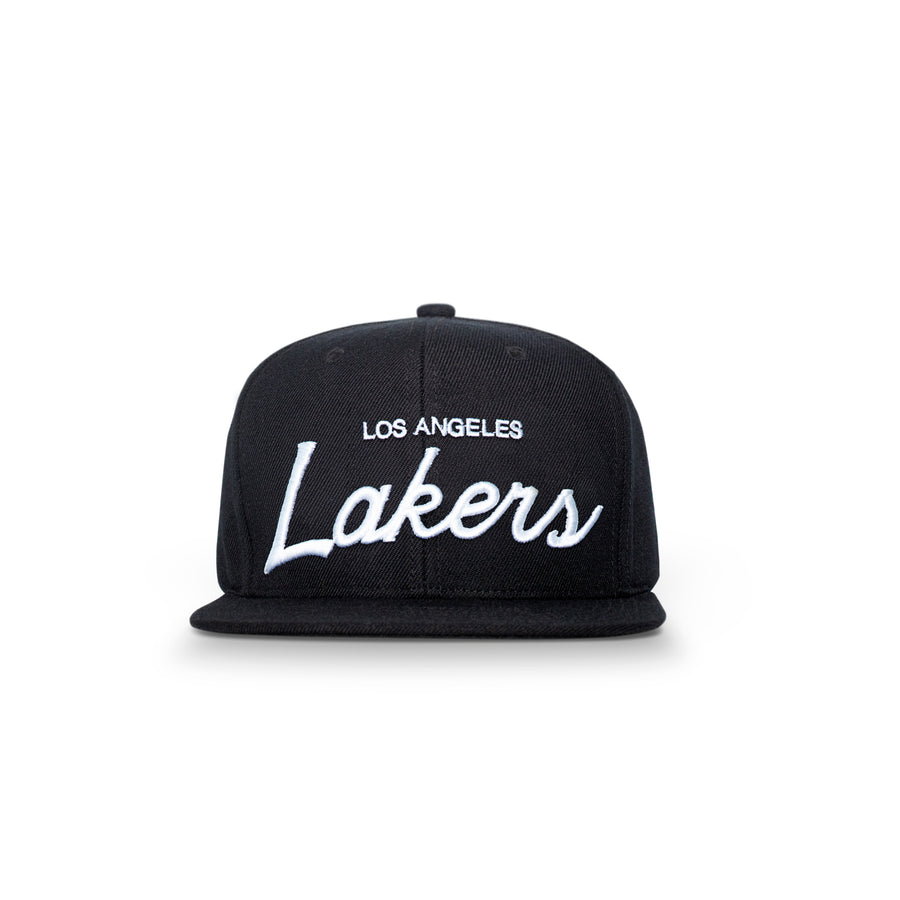 Hall Of Fame L.A. Lakers Script Snapback Black