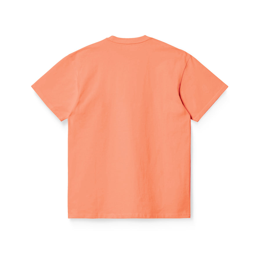 Hall Of Fame Embroidered Micro Logo Tee Salmon