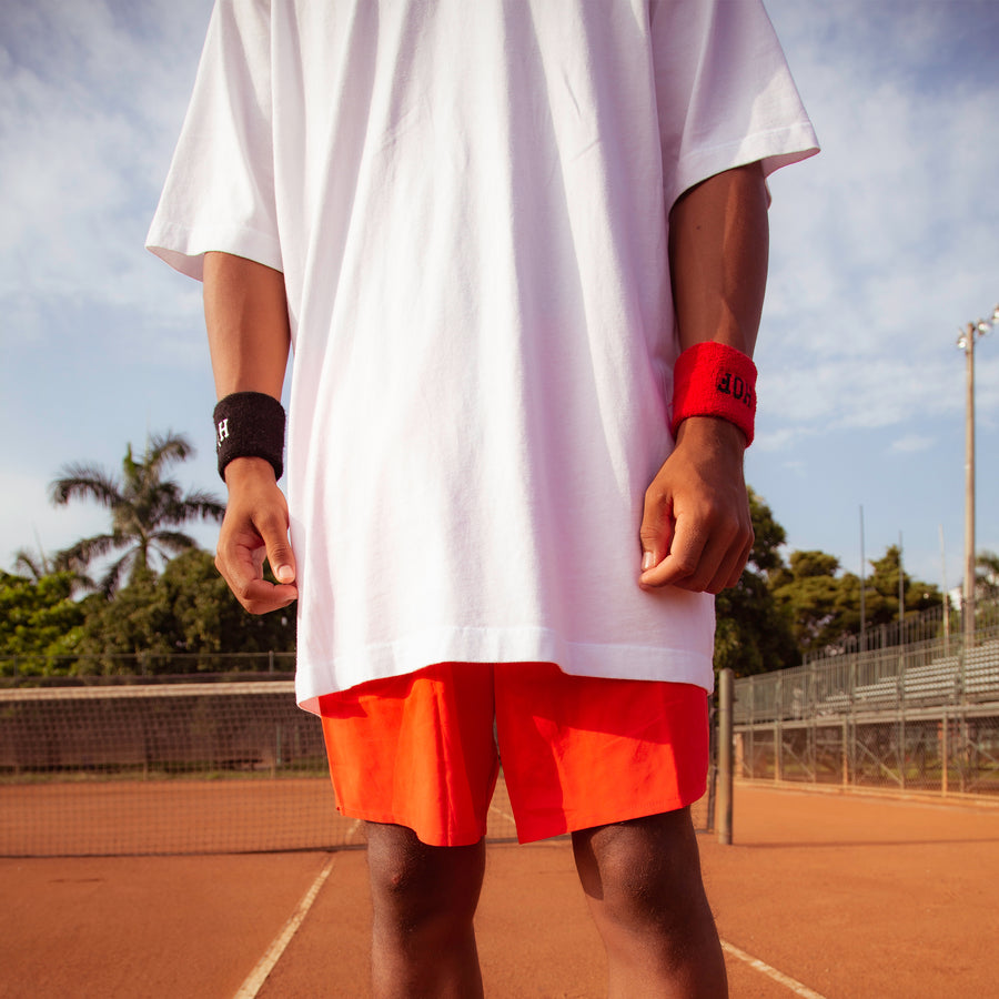 Hall Of Fame Embroidered Micro Logo Tee White