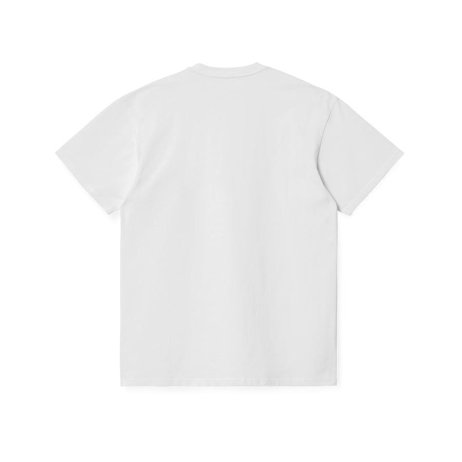 Hall Of Fame Embroidered Micro Logo Tee White