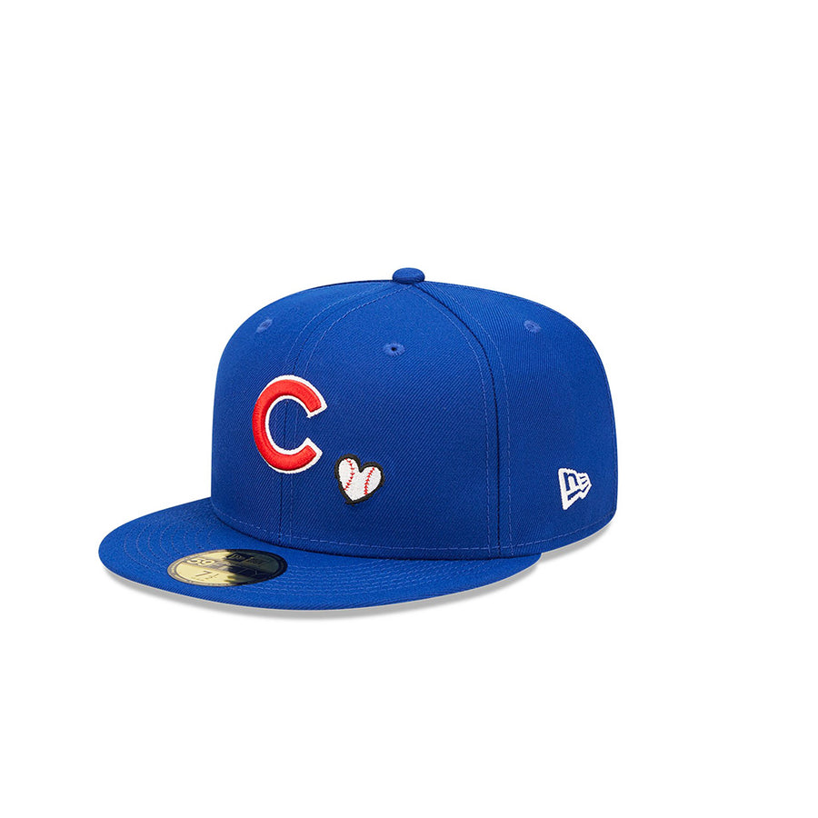 New Era Chicago Cubs Team Heart 59Fifty Fitted Blue