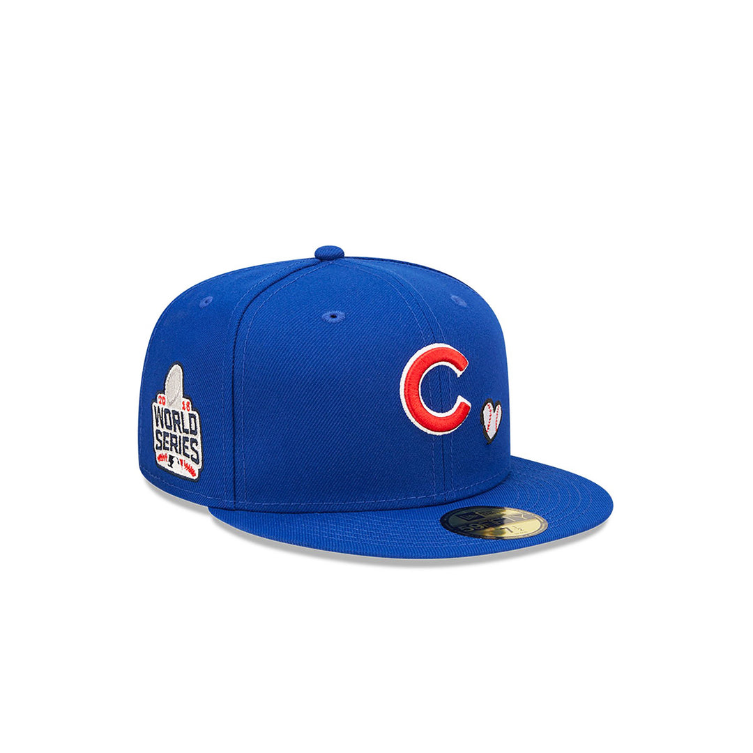 New Era Chicago Cubs Team Heart 59Fifty Fitted Blue