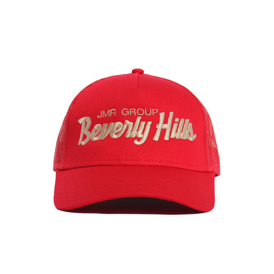 JMR Group Beverly Hills Hat Red