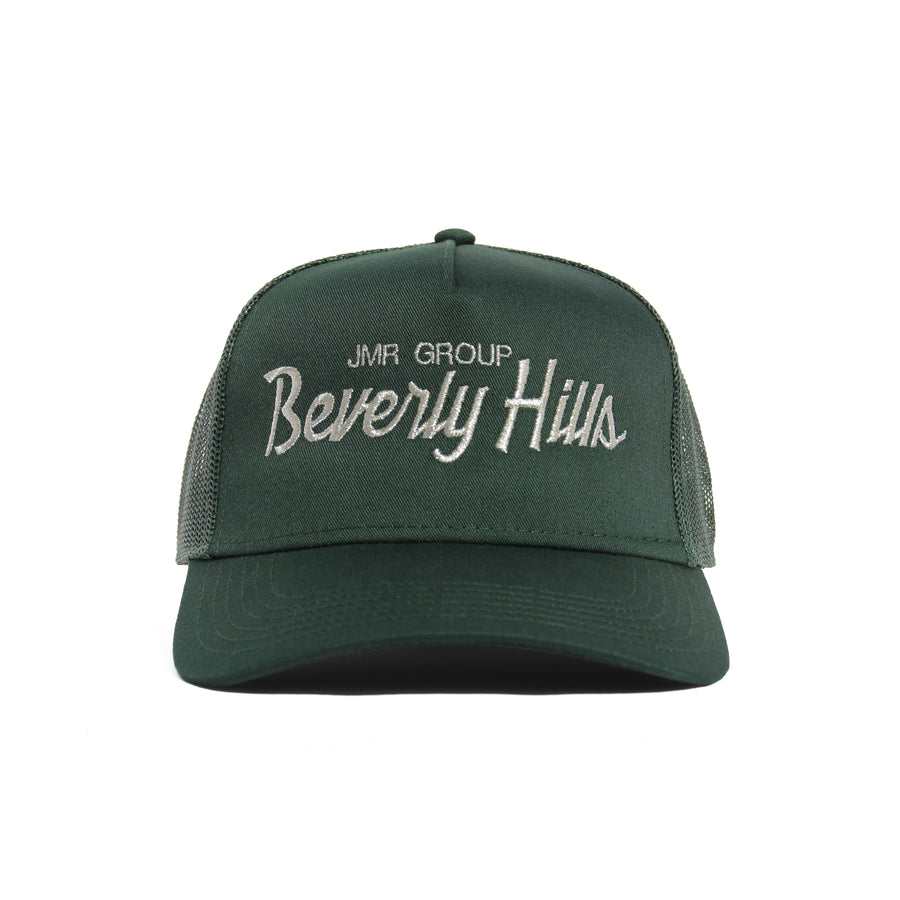 JMR Group Beverly Hills Hat Dark Green