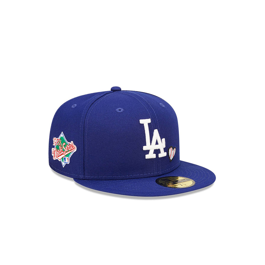 New Era Los Angeles Dodgers Team Heart 59Fifty Fitted Blue