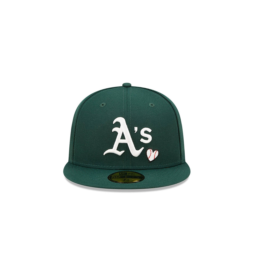 Oakland Athletics New Era Retro 59FIFTY Fitted Hat - Green