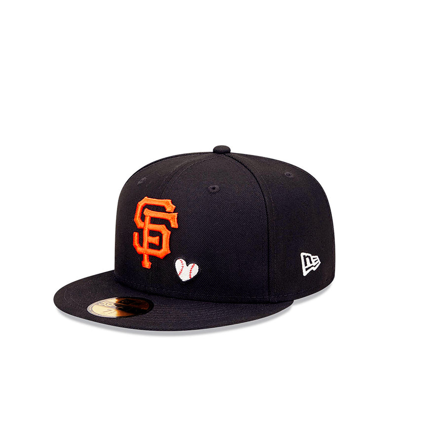 New Era San Francisco Giants Team Heart 59Fifty Fitted Black