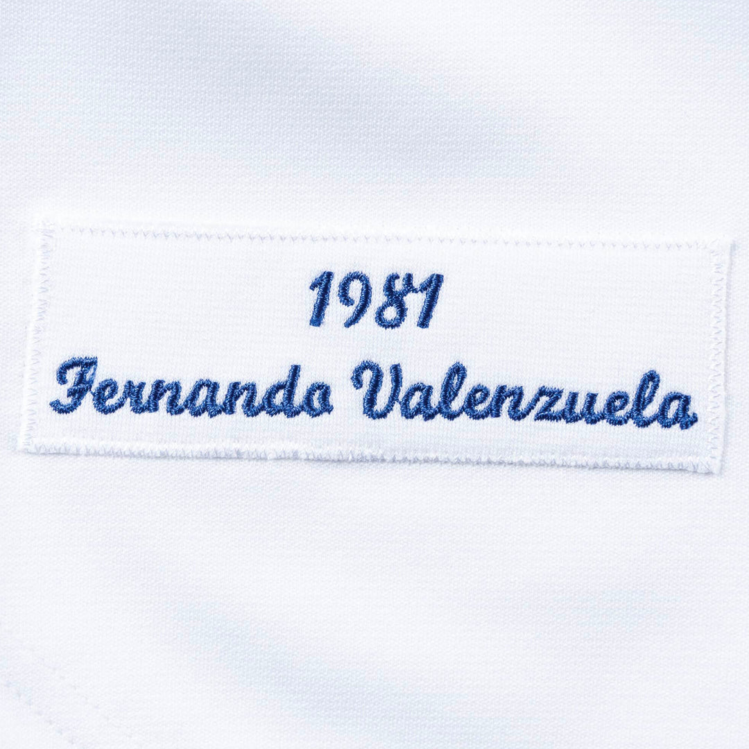 Authentic Jersey Los Angeles Dodgers Home 1981 Fernando Valenzuela